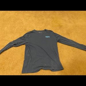 Blue Large Men’s Yeti Long Sleeve Shirt